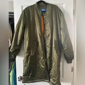 Adidas Khaki Green Bomber Jacket